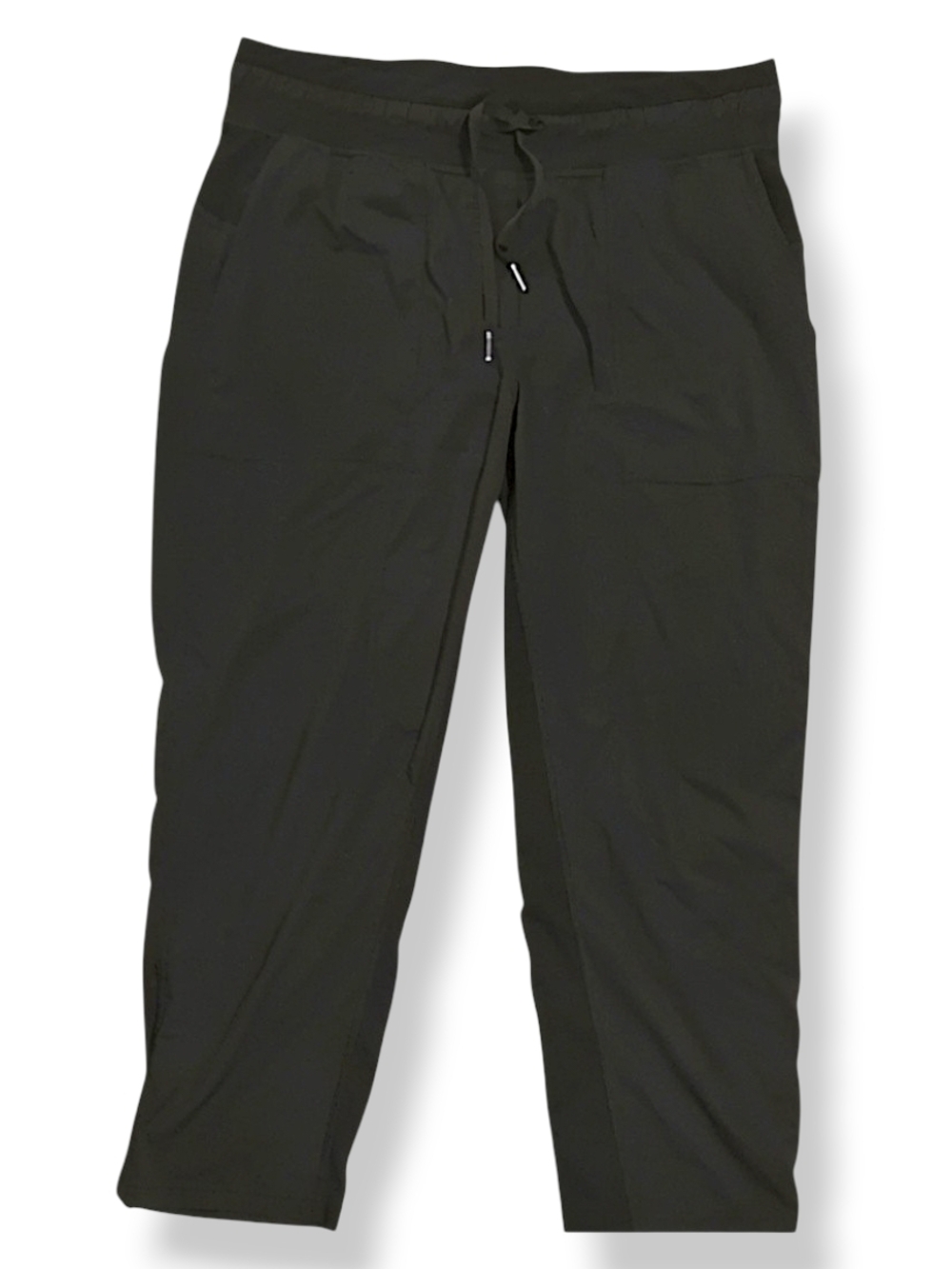 Lululemon Dance Studio Crop Pants Black Drawstring Athletic Size 12